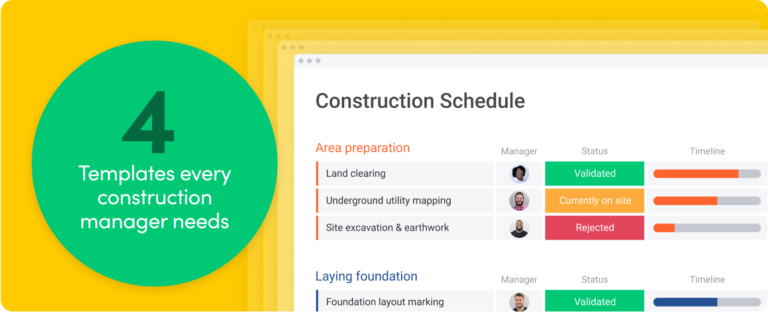 4 templates every construction manager needs